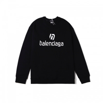 [발렌시아가]Balenciaga 2020 Mens Logo Crew-neck Cotton Tshirts - 발렌시아가 2020 남성 로고 크루넥 코튼 맨투맨 Bal0707x.Size(s - 2xl).블랙