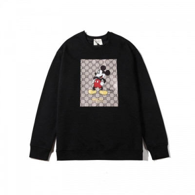 [구찌]Gucci 2020 Mm/Wm Logo Crew-neck Cotton Oversize Tshirts - 구찌 2020 남자 로고 코튼 크루넥 코튼 오버사이즈 긴팔티 Guc02946x.Size(s - 2xl).블랙