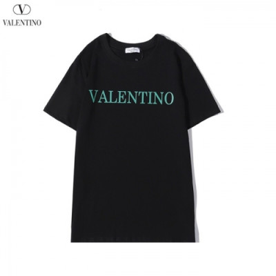 [발렌티노]Valentino 2020 Mens Logo Crew-neck Short Sleeved Tshirts - 발렌티노 2020 남성 로고 크루넥 반팔티 Val0426x.Size(m - 2xl).블랙