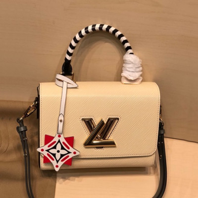 Louis Vuitton 2020 Twist Tote Shouder Bag,23cm - 루이비통 2020 트위스트 토트 숄더백 ,M50282,LOUB2247,23cm,화이트