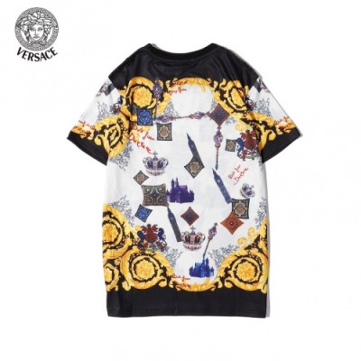 [베르사체]Versace 2020 Mens Logo Short Sleeved Tshirts - 베르사체 2020 남성 메두사 반팔티 Ver0679x.Size(s - 2xl).옐로우