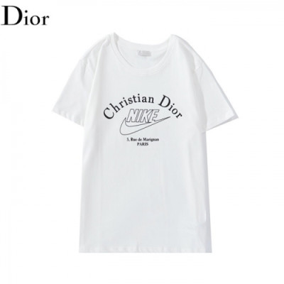 [디올]Dior 2020 Mens Casual Crew-neck Short Sleeved Tshirts - 디올 2020 남성 캐쥬얼 크루넥 반팔티 Dio0759x.Size(s - 2xl).화이트