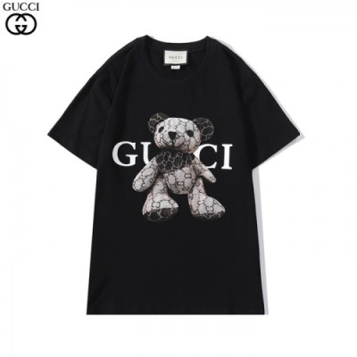 [매장판]Gucci 2020 Mm/Wm Logo Short Sleeved Tshirts - 구찌 2020 남자 로고 반팔티 Guc02954x.Size(s - 2xl).블랙