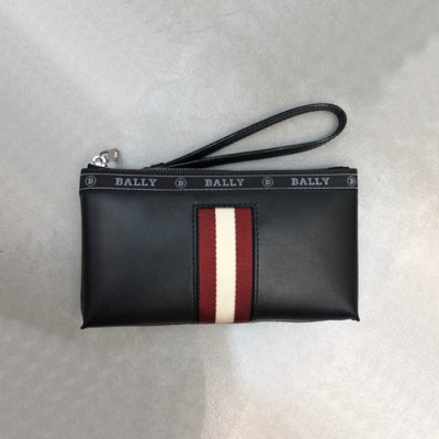 Bally 2020 Leather Clutch Bag,20cm  - 발리 2020 레더 남성용 클러치백  BALB0191,20cm,블랙