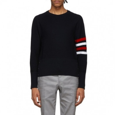 [톰브라운]Thom Browne 2020 Mens Strap Crew-neck Sweaters - 톰브라운 2020 남성 스트랩 크루넥 스웨터 Thom0938.Size(s - l).네이비