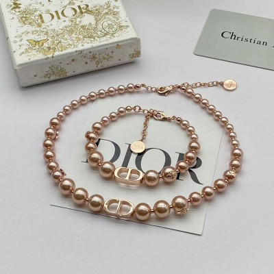 Dior Ladies Necklace - 디올여성용 목걸이 팔찌 ACC0437.(로즈골드)