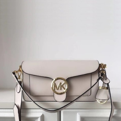 Michael Kors 2020 Leather Shoulder Bag,26cm - 마이클 코어스 2020 레더 숄더백,MKB0313,26cm,화이트