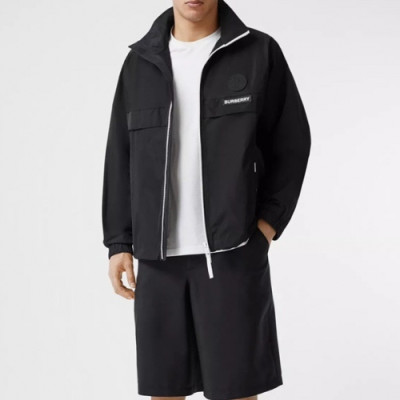 [버버리]Burberry 2020 Mens Classic Casual Windproof Jackets - 버버리 2020 남성 클래식 캐쥬얼 방풍 자켓 Bur02839x.Size(m - 3xl).블랙