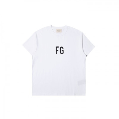 [피어오브갓]Fear of god 2020 Mm/Wm Minimal Cotton Short Sleeved Tshirts - 피어오브갓 2020 남/녀 미니멀 코튼 반팔티 Fea0188x.Size(xs - l).화이트