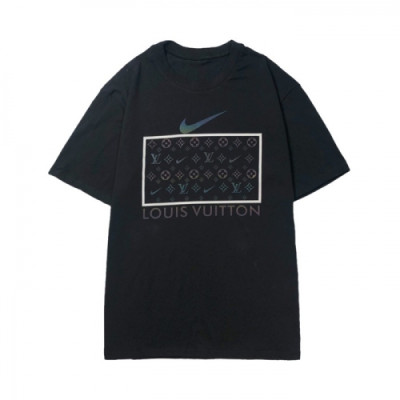 [루이비통]Louis vuitton 2020 Mens Logo Short Sleeved Tshirts - 루이비통 2020 남성 로고 반팔티 Lou02116x.Size(s - xl).블랙