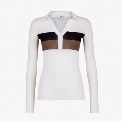 [펜디]Fendi 2020 Womens Polo Sweaters - 펜디 2020 여성 폴로 스웨터 Fen0777x.Size(s - l).화이트