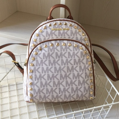 Michael Kors 2020 PVC Back Pack,32cm - 마이클 코어스 2020 PVC 백팩,MKB0329,32cm,화이트