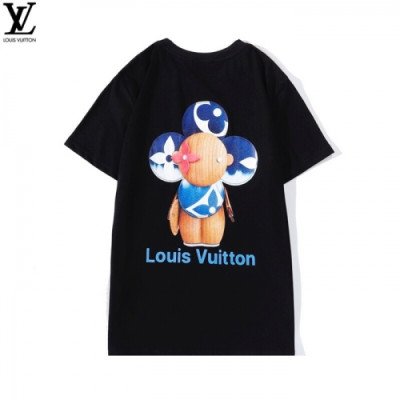 [루이비통]Louis vuitton 2020 Mens Logo Short Sleeved Tshirts - 루이비통 2020 남성 로고 반팔티 Lou02125x.Size(s - 2xl).블랙