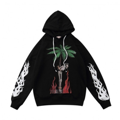 [팜 엔젤스]Palm Angels 2020 Mm/Wm Logo Cotton Hoodie - 팜 엔젤스 2020 남자 로고 코튼 후디 Pam0205x.Size(m - 2xl).블랙