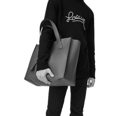 Loewe 2019 Leather Mens Tote Bag ,36CM - 로에베 2019 남성용 레더 토트백,LOEB0441, 36CM, 그레이