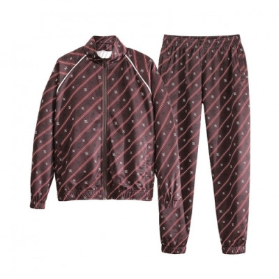 Fendi 2019 Mens Patch Logo Training Clothes&Pants - 펜디 2019 남성 패치 로고 트레이닝복&팬츠 Fen0790x.Size(m - 2xl).브라운