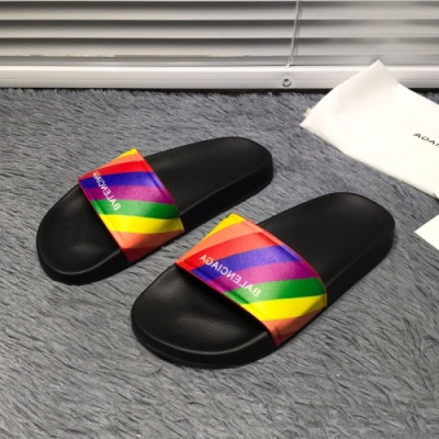 Balenciaga 2020 Mm/Wm Logo Slipper - 발렌시아가 2020 남여공용 로고 슬리퍼 BALS0184.Size(225 - 270).블랙