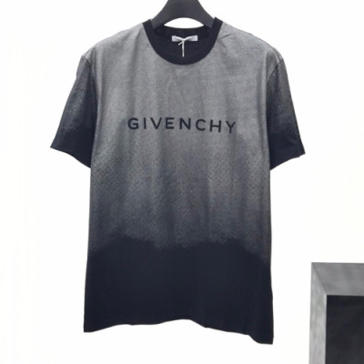 [지방시]Givenchy 2020 Mens Logo Short Sleeved Tshirts - 지방시 2020 남성 로고 코튼 반팔티 Giv0439x.Size(xs - l).블랙