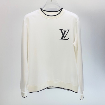 [루이비통]Louis vuitton 2020 Mens Casual Cotton Tshirts - 루이비통 2020 남성 캐쥬얼 코튼 긴팔티 Lou02154x.Size(s - 2xl).화이트