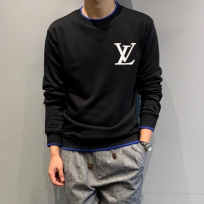 [루이비통]Louis vuitton 2020 Mens Casual Cotton Tshirts - 루이비통 2020 남성 캐쥬얼 코튼 긴팔티 Lou02157x.Size(s - 2xl).블랙