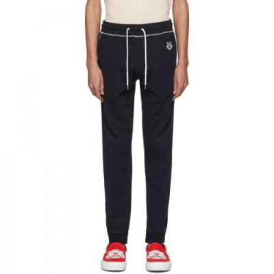 [겐조]Kenzo 2020 Mens Casual Logo Training Cotton Pants - 겐조 2020 남성 캐쥬얼 로고 트레이닝 코튼 팬츠 Ken0129x.Size(m - 2xl).블랙