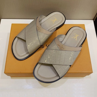 Louis Vuitton 2020 Mens Slipper -  루이비통 2020 남성용 슬리퍼 LOUS1353,Size(240 - 270).그레이