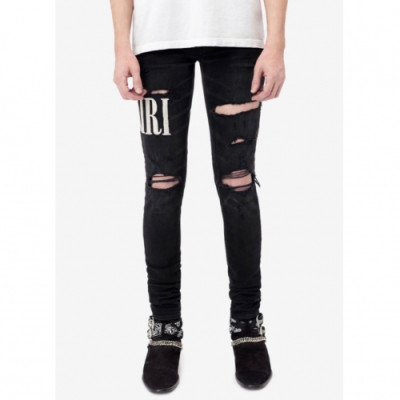 [아미리]Amiri 2020 Mens Trendy Denim Pants - 아미리 2020 남성 트렌디 데님 팬츠 Ami0109x.Size(29 - 40).블랙