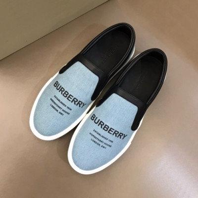 Burberry 2020 Mens Slip On - 버버리 2020 남성용 슬립온 BURS0119,Size(240 - 270).블루