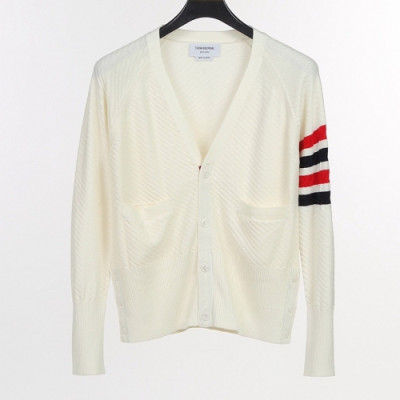 Thom Browne 2020 Womens Strap V-neck Cardigan - 톰브라운 2020 여성 스트랩 브이넥 가디건 Thom0965x.Size(Free).아이보리