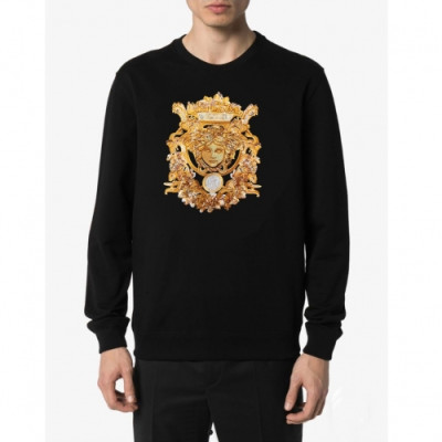 [베르사체]Versace 2020 Mens Medusa Crew-neck Cotton Tshirts - 베르사체 2020 남성 메두사 크루넥 코튼 긴팔티 Ver0697x.Size(m - 2xl).블랙