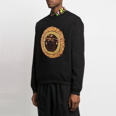 [베르사체]Versace 2020 Mens Medusa Crew-neck Cotton Tshirts - 베르사체 2020 남성 메두사 크루넥 코튼 긴팔티 Ver0698x.Size(m - 2xl).블랙