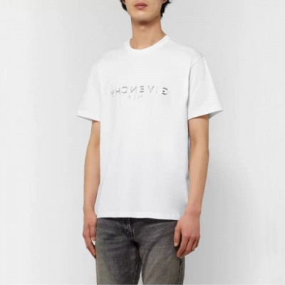 [지방시]Givenchy 2020 Mens Logo Short Sleeved Tshirts - 지방시 2020 남성 로고 코튼 반팔티 Giv0456x.Size(s - xl).화이트