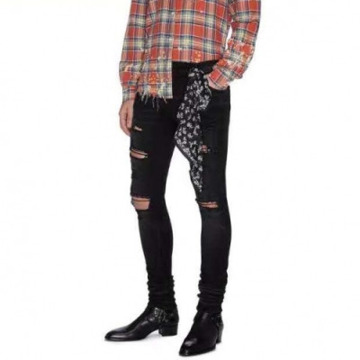 [아미리]Amiri 2020 Mens Trendy Denim Pants - 아미리 2020 남성 트렌디 데님 팬츠 Ami0121x.Size(28 - 38).블랙