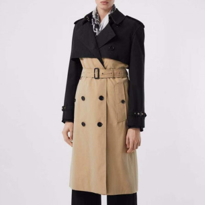 [버버리]Burberry 2020 Womens Vintage Cotton Trench Coats - 버버리 2020 여성 빈티지 코튼 트렌치 양면 코트 Bur02928x.Size(s - xl).카멜