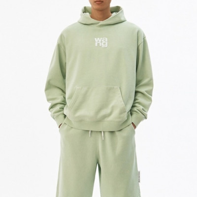 [매장판]Alexsander Wang 2020 Mm/Wm Logo Cotton Hoodie - 알렉산더왕 2020 남/녀 로고 코튼 후드티 Alw0137x.Size(xs - m).그린