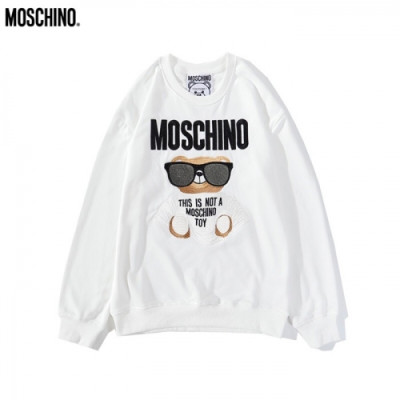 [모스키노]Moschino 2020 Mens Crew-neck Cotton Tshirt - 모스키노 2020 남성 크루넥 코튼 맨투맨 Mos0105x.Size(m - 2xl).화이트