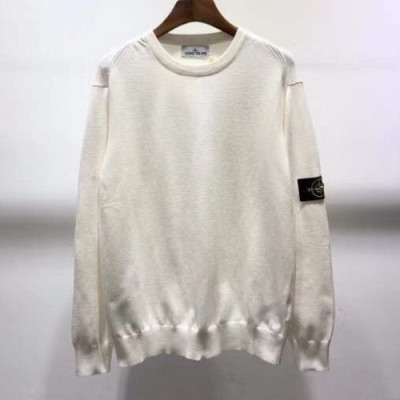 [매장판]Stone Island 2020 Mens Casual Crew-neck Sweaters - 스톤아일랜드 2020 남성 캐쥬얼 크루넥 스웨터 Sto0250x.Size(m - 2xl).아이보리