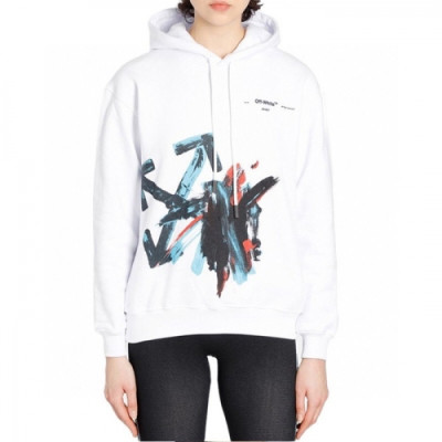 [오프화이트]Off-white 2020 Mens Logo Cotton Hoodie - 오프화이트 2020 남성 로고 코튼 후드티 Off0557x.Size(xs - l).화이트