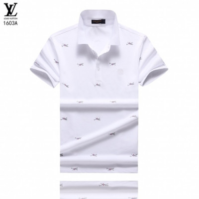 [루이비통]Louis vuitton 2020 Mens Logo Short Sleeved Tshirts - 루이비통 2020 남성 로고 반팔티 Lou02233x.Size(m - 3xl).화이트