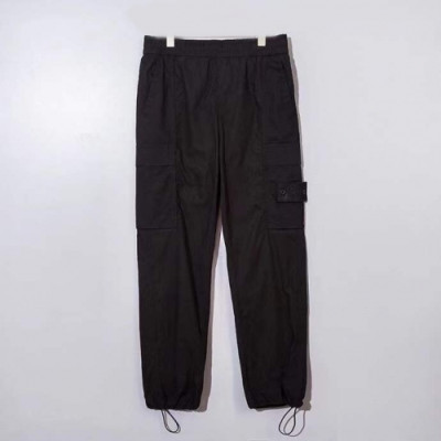 [스톤아일랜드]Stone Island 2020 Mens Logo Casual Cotton Pants - 스톤아일랜드 2020 남성 로고 캐쥬얼 코튼 팬츠 Sto0268x.Size(m - 2xl).블랙