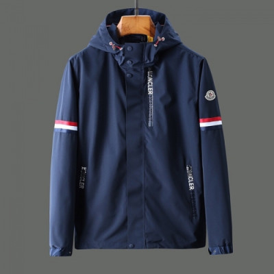 [몽클레어]Moncler 2020 Mens Logo Casual Jackets - 몽클레어 2020 남성 로고 캐쥬얼 자켓 Moc01844x.Size(m - 2xl).블루