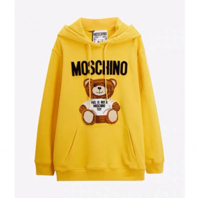 [모스키노]Moschino 2020 Mm/Wm Teddy Bear Cotton Hoodie - 모스키노 2020 남/녀 테디 비어 코튼 후드티 Mos0107x.Size(s - l).옐로우