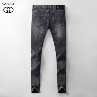 [구찌]Gucci 2020 Mens Casual Classic Denim Jeans - 구찌 2020 남성 캐쥬얼 클래식 청바지 Guc03056x.Size(29 - 38).블랙