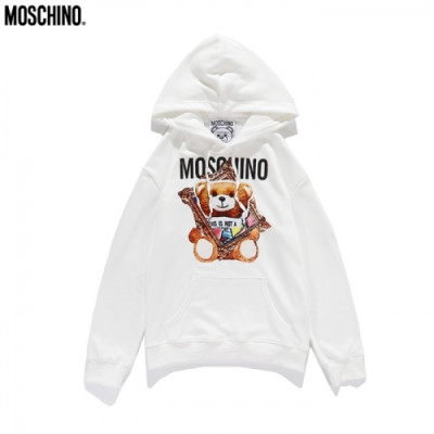 [모스키노]Moschino 2020 Mm/Wm Teddy Bear Cotton Hoodie - 모스키노 2020 남/녀 테디 비어 코튼 후드티 Mos0110x.Size(m - 2xl).화이트