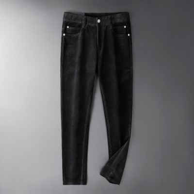 Balmain 2020 Mens Velvet Pants - 발망 2020 남성 캐쥬얼 벨벳 팬츠 Bam0104x.Size(30 - 38).블랙