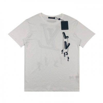 [루이비통]Louis vuitton 2020 Mens Logo Short Sleeved Tshirts - 루이비통 2020 남성 로고 반팔티 Lou02270x.Size(xs - l).화이트