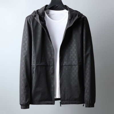 [구찌]Gucci 2020 Mens Logo Casual Jackets - 구찌 2020 남성 로고 캐쥬얼 양면 자켓 Guc03078x.Size(l - 4xl).블랙