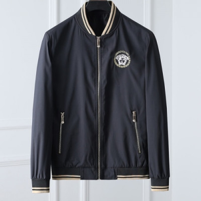 [베르사체]Versace 2020 Mens Medusa Casual Jackets - 베르사체 2019 남성 메두사 캐쥬얼 방풍 자켓 Ver0718x.Size(l - 5xl).블랙