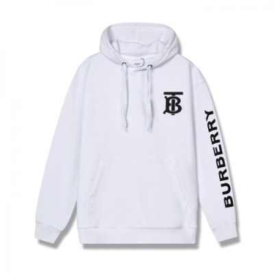 [버버리]Burberry 2020 Mens Logo Casual Cotton Hoodie - 버버리 2020 남성 로고 캐쥬얼 코튼 후디 Bur03094x.Size(s - xl).화이트