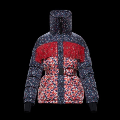 [몽클레어]Moncler 2020 Womens Patch Logo Modern Down Padding - 몽클레어 2020 여성 패치 로고 모던 다운 패딩 Moc01873x.Size(s - xl).블루